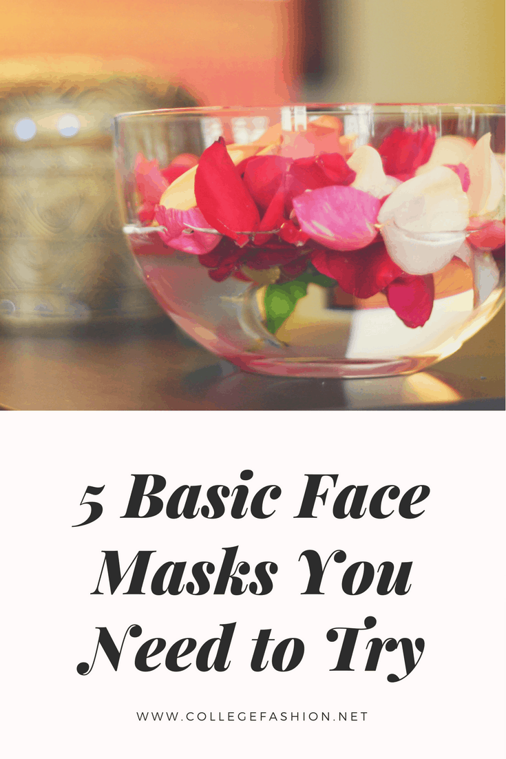 The 5 Basic face masks you need to try this semester