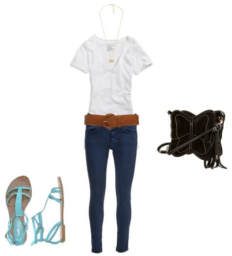 How to wear a basic tee