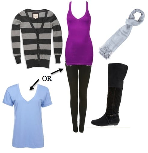 How to wear basic pieces