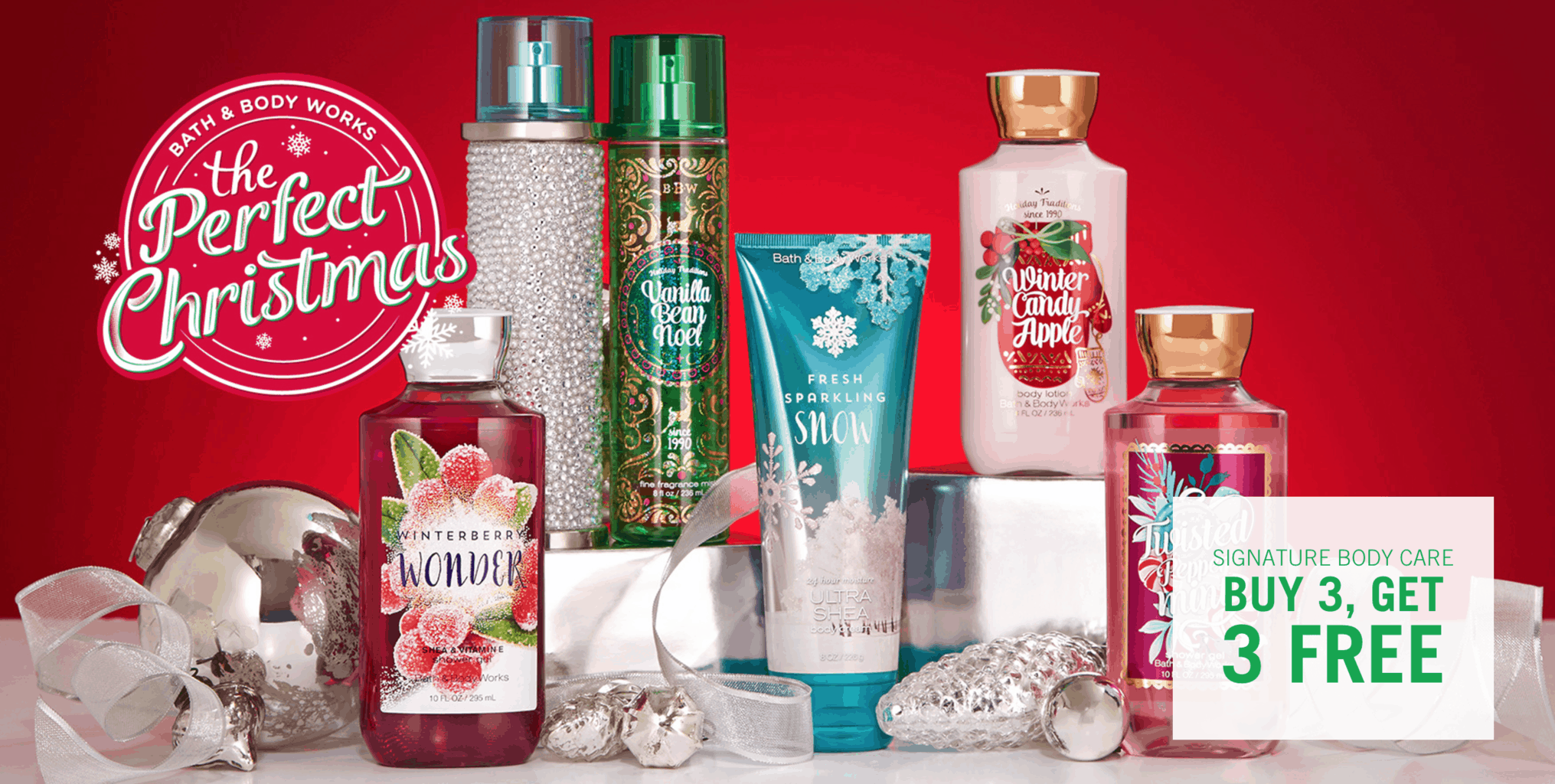 Bath and Body Works Holiday 2016 products