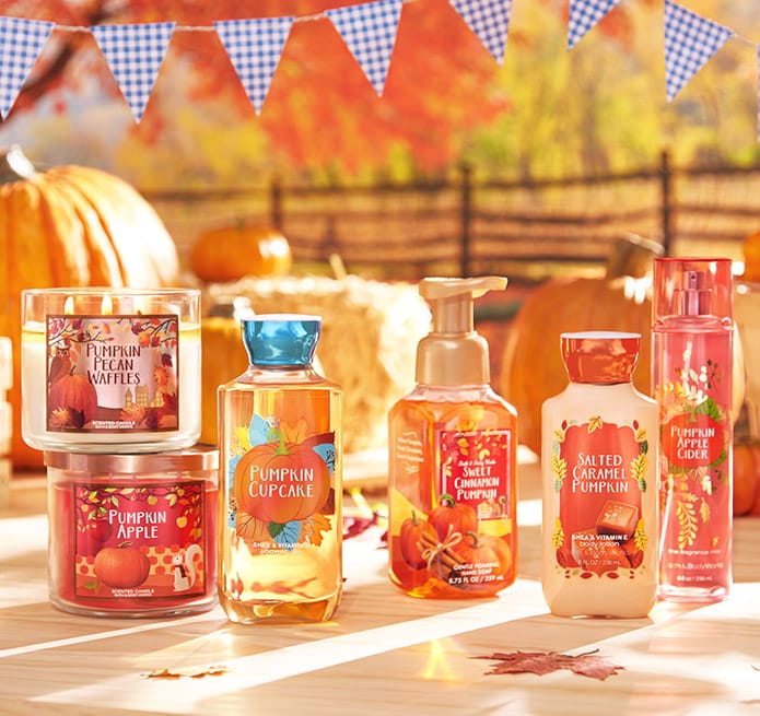 Bath and Body works fall scents