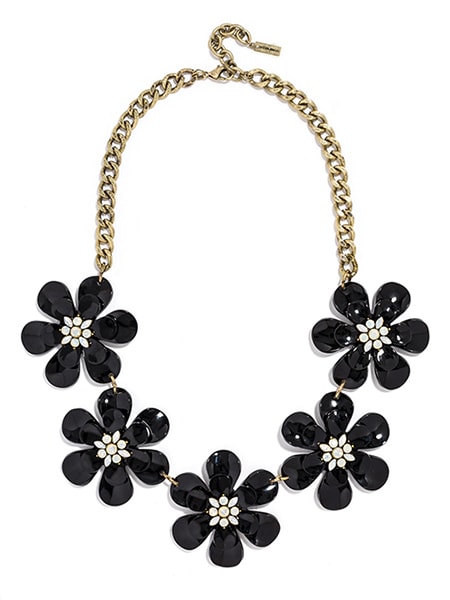 BaubleBar twiggy necklace in black