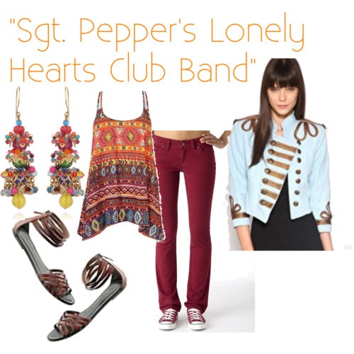 sgt pepper inspired outfit