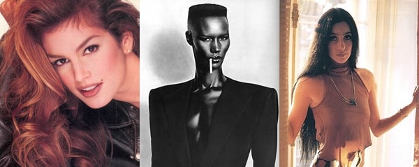 Beauty in imperfections - Cindy Crawford and her mole, Grace Jones and her cheekbones, Cher and her nose