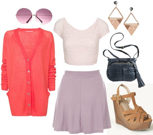 Outfit inspired by Sylvia Plath's The Bell Jar - exaggerated plays on sizing