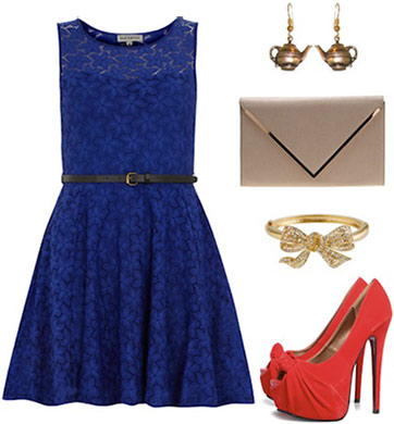 Once Upon a Time fashion - Belle's blue dress