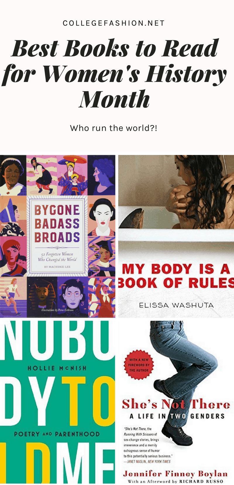Best books for women's history month 2018