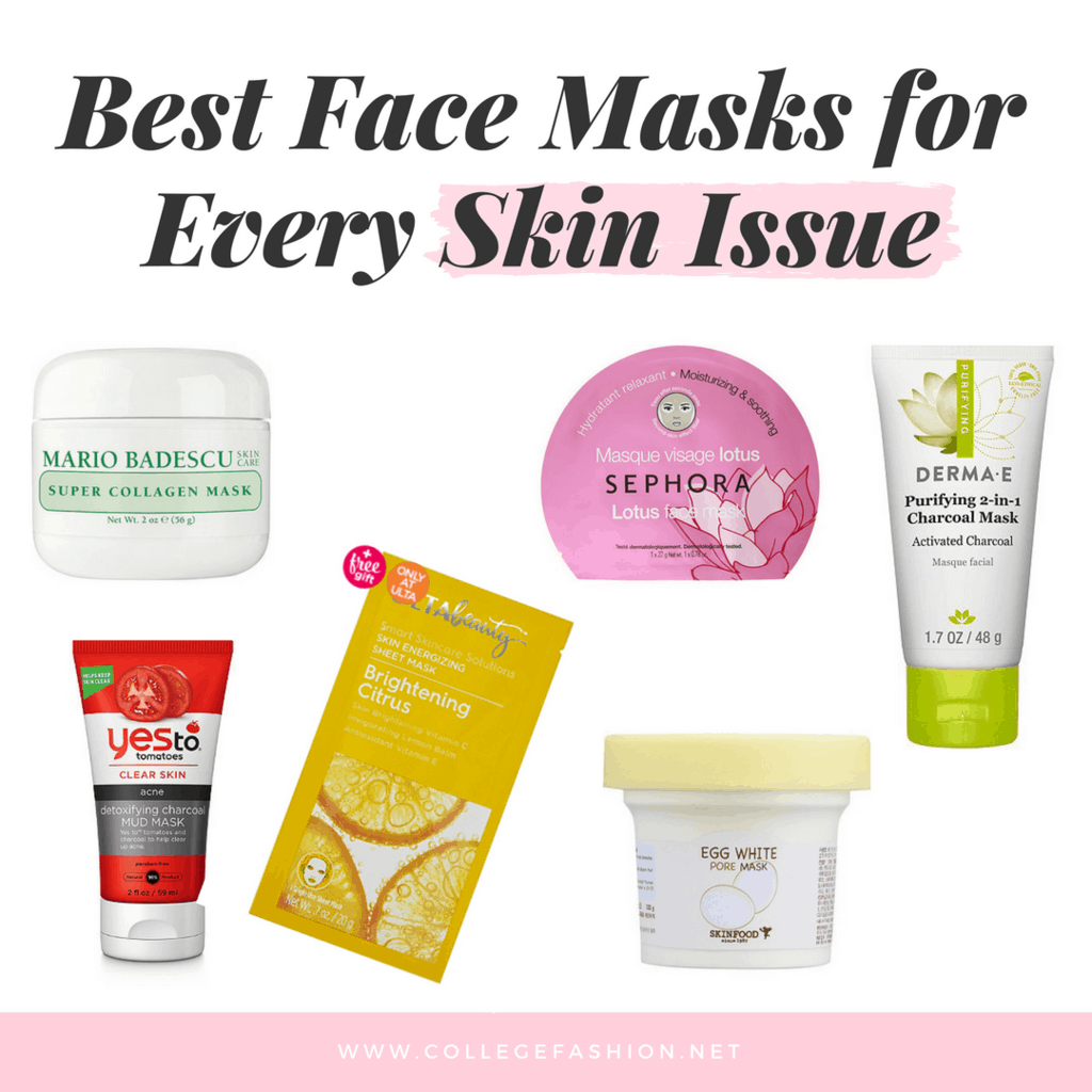 Best face masks for every skin issue: Dry skin, anti aging, oily skin, large pores, dull skin, acne