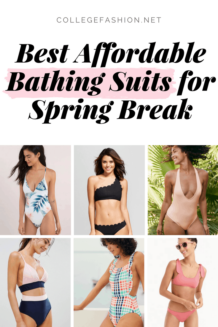 Best Affordable Bathing Suits for Spring Break