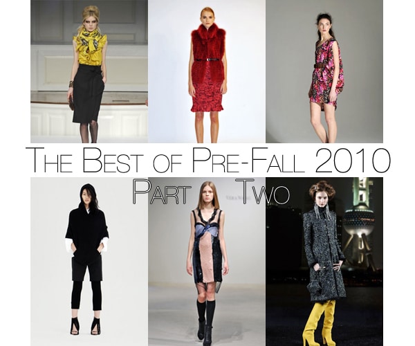 The Best of Pre-Fall 2010 Fashion