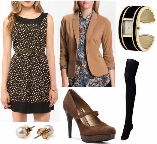 Black and brown outfit 4