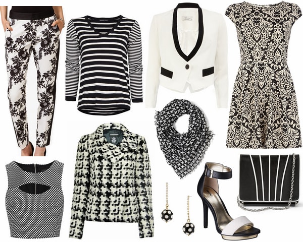 Black and white clothes and accessories under $50