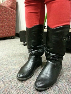Black boots at loyola university new orleans