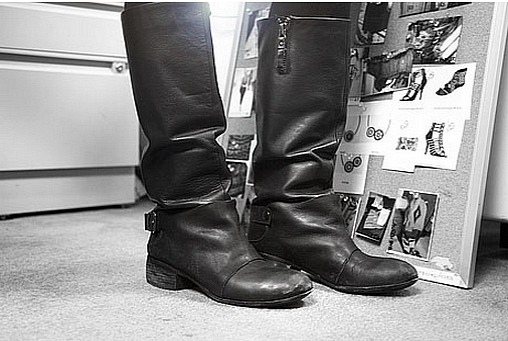 Black boots