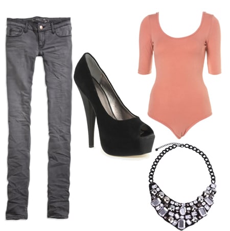 How to wear black high heels to a party