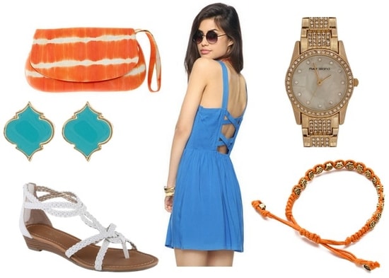 blue and orange outfit 4