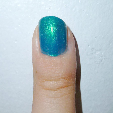 Blue nail