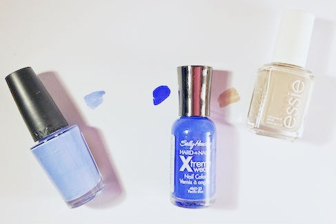 Blue waves nail art polishes