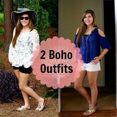 Boho back to school outfits