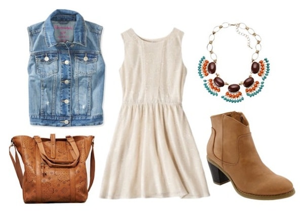 Boho chic lace dress