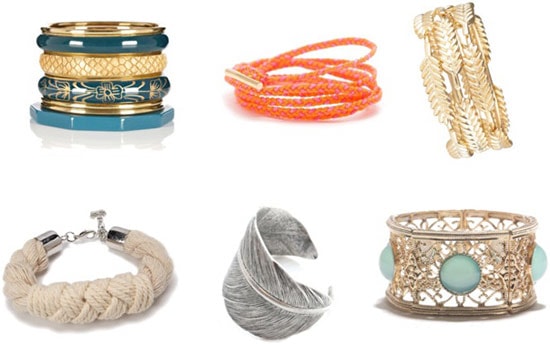 Bold bracelets