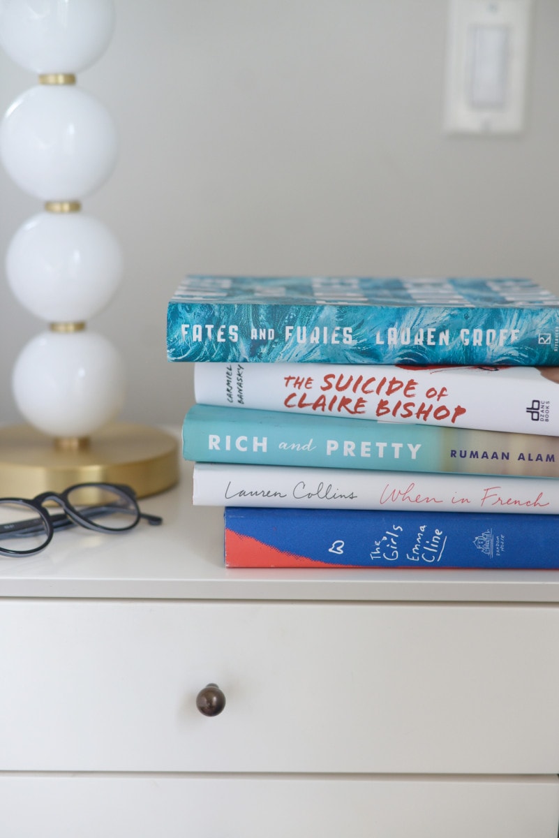 Stack of books from Cupcakes and Cashmere