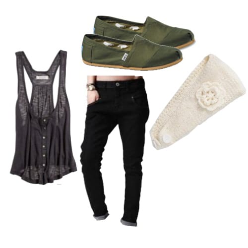 boyfriend jeans outfit