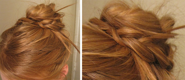 Braided bun/updo