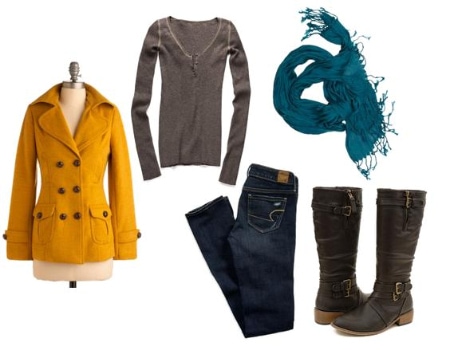 Bright Coat Outfit