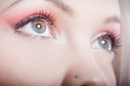 Girl with blue eyes