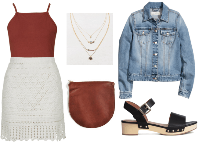 Brunch Skirt Outfit #1