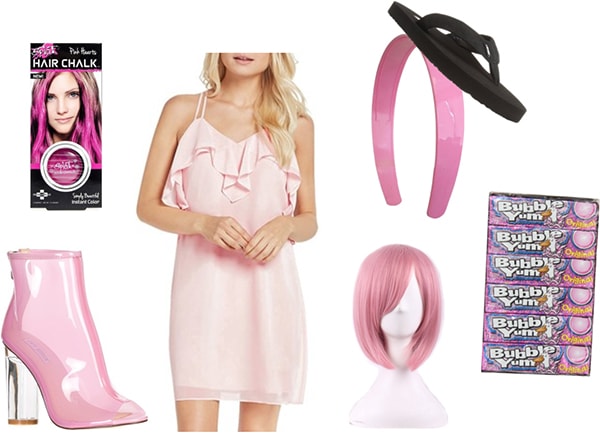 Bubble gum costume: Easy last minute Halloween costume ideas