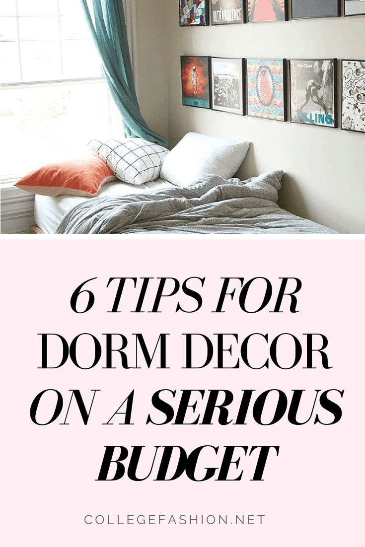Budget dorm decorating tips: 6 tips for dorm decor on a serious budget