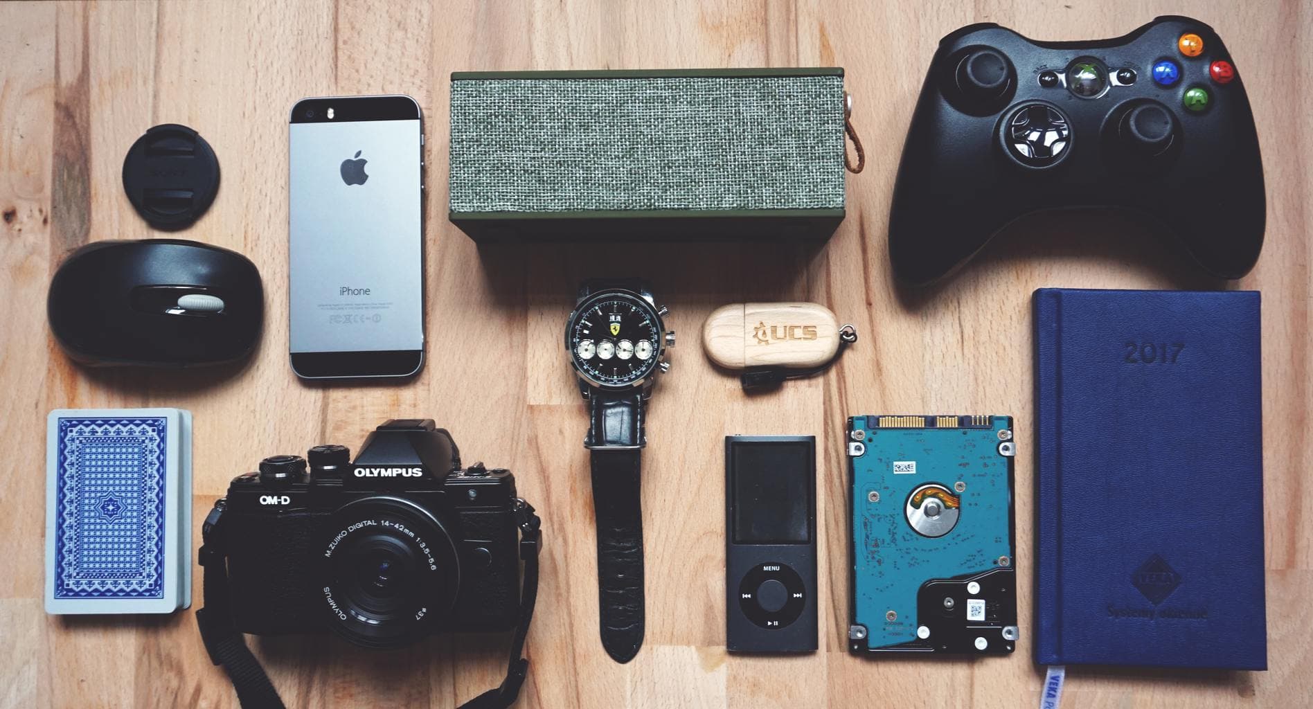 Electronics-layout-stock-photo
