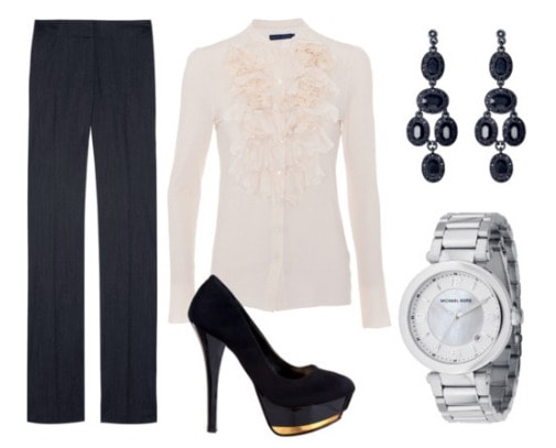 conservative business casual outfit