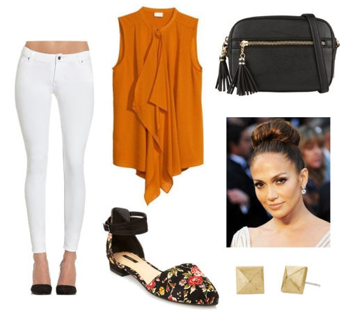 Butter London lolly brights orange blouse
