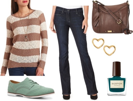 Fab Find: Charlotte Russe Striped Sweater - Cute on Campus