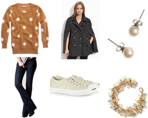 Cape coat outfit 4