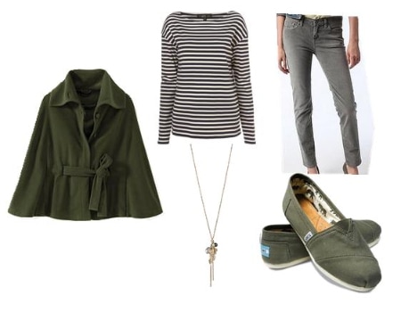 Cape Coat Outfit