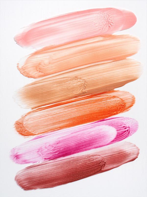 Glossier cloud paint swatches