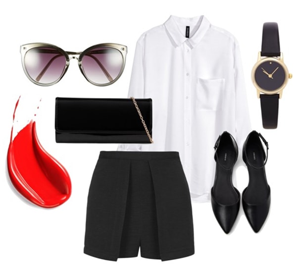 cat eye inspired outfit