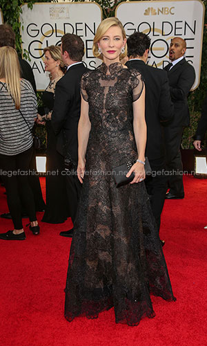 Cate Blanchett in Armani Prive at the 2014 Golden Globes