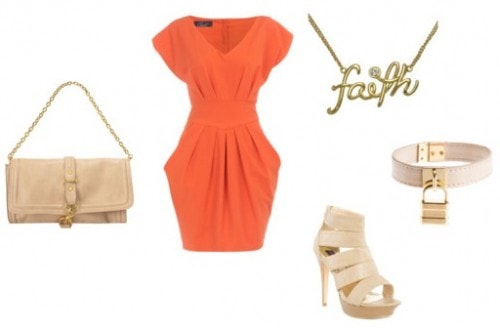 Bright colors paired with neutrals