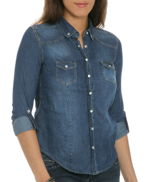 Cf fabulous find wet seal denim shirt