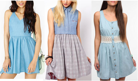 Chambray dresses