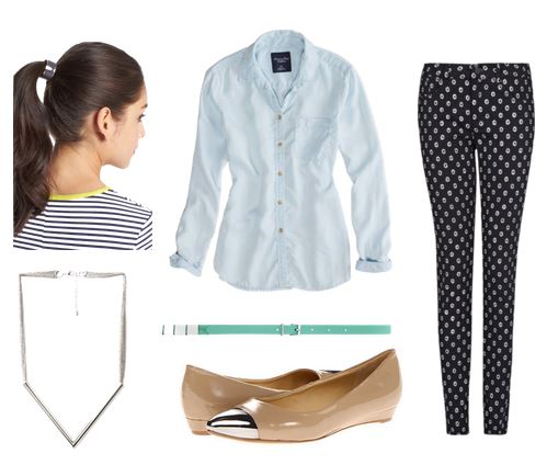 business casual teenager - Chambray business casual outfit