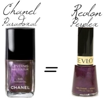 Chanel paradoxal nail polish dupe