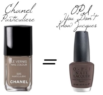 Close Dupe Alert: Chanel Steel Le Vernis and JINsoon Nocturne Nail