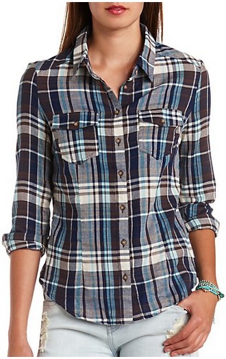 Charlotte Russe flannel shirt