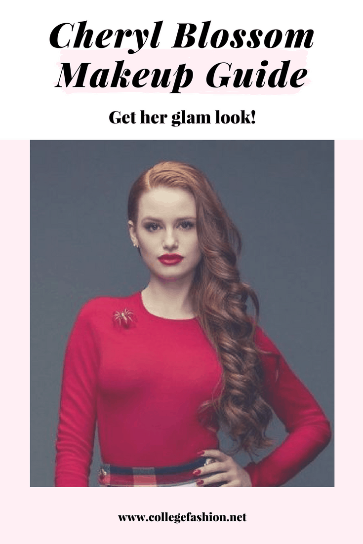 Cheryl Blossom makeup from the TV show Riverdale: How to get her look